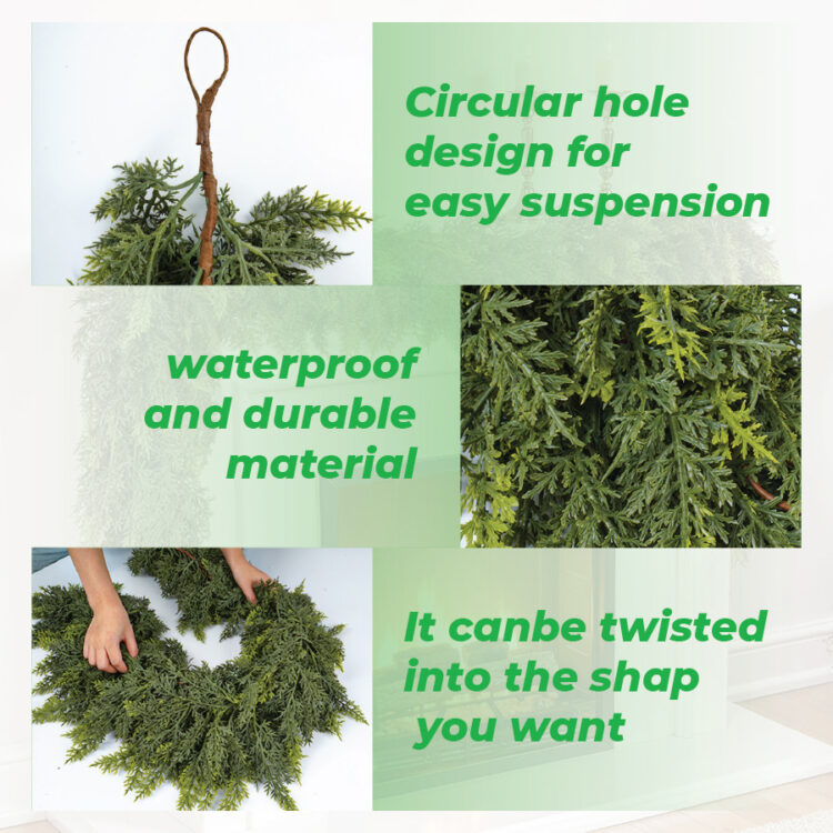 🎄Christmas Sale 50% OFF⛄️ Premium Artificial Cedar Garland (6 FT / 1.8 M) alt=